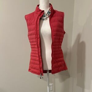Peter Millar Red Quilted Vest